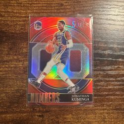 2021-22 Select Select Numbers Red Prizm #2 Jonathan Kuminga