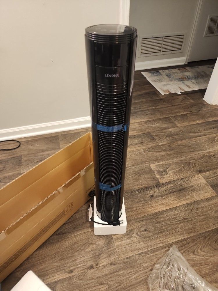 LENSOUL LS-TF02 36" Oscillating Tower Fan w/ Remote Control, 3 Modes & 3 Speed