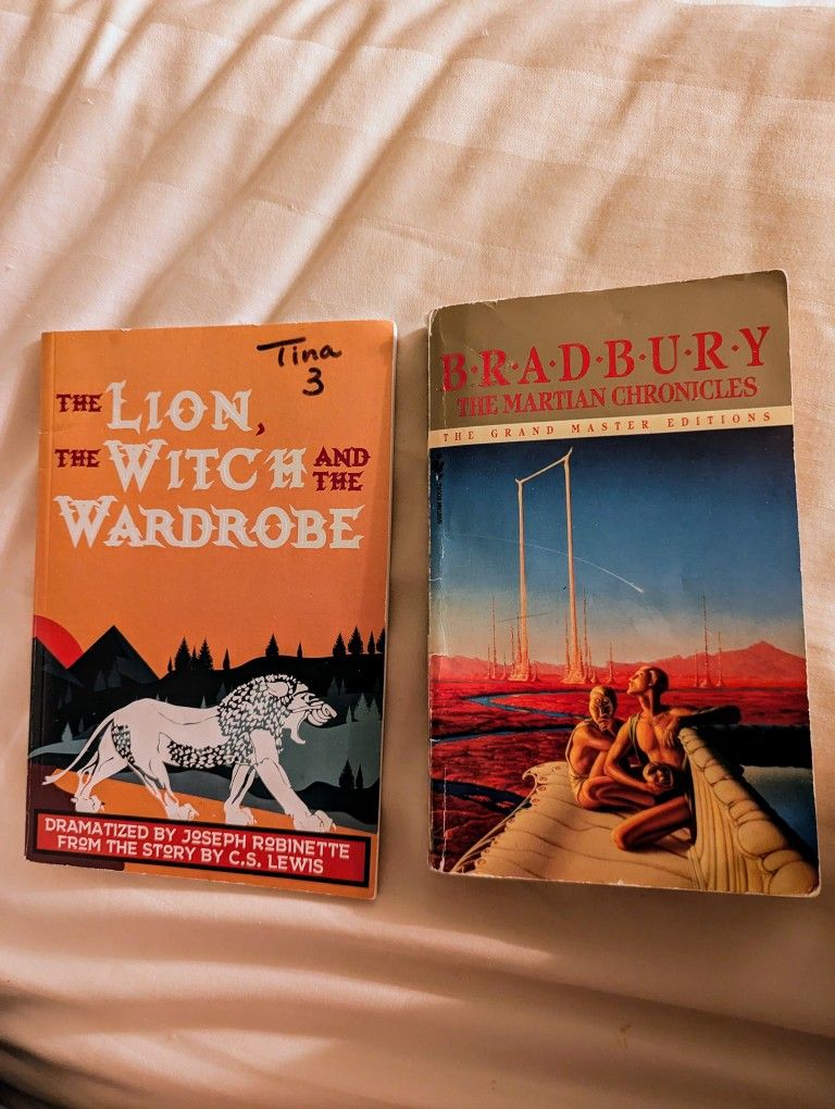 The Martian Chronicles by Ray Bradbury & The Lion, The Witch, & The Wardrobe