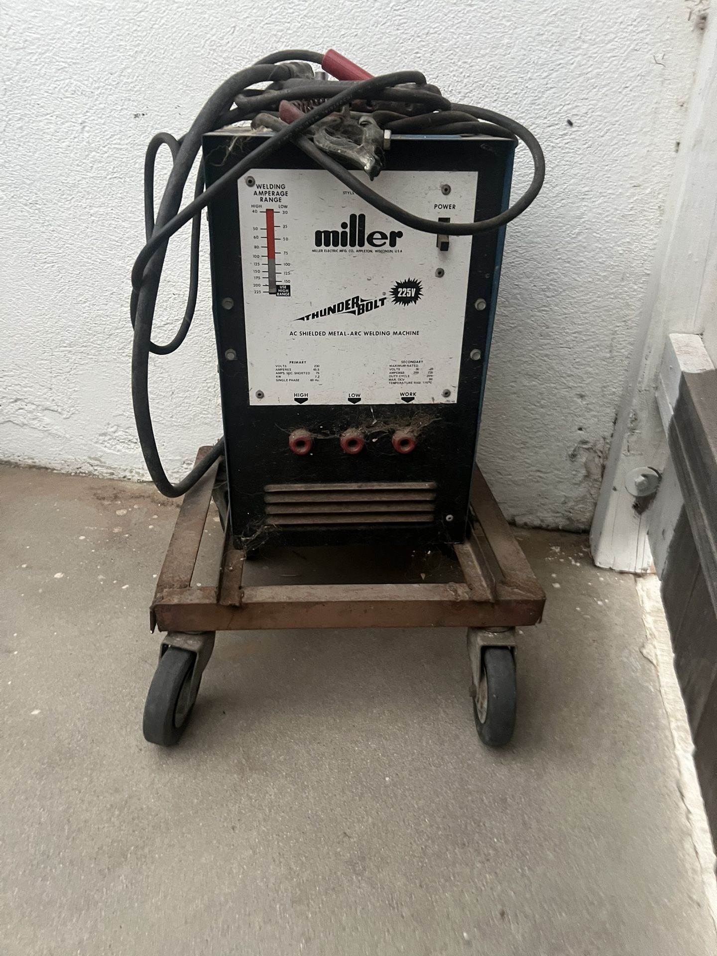 Miller Thunderbolt 225 AC Welder