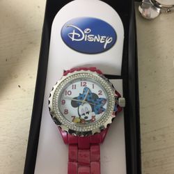 Disney Minnie mouse watch Pink
