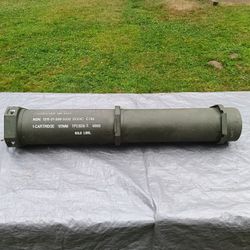 U.S. Military 120mm Tank Ammo Storage Canister 