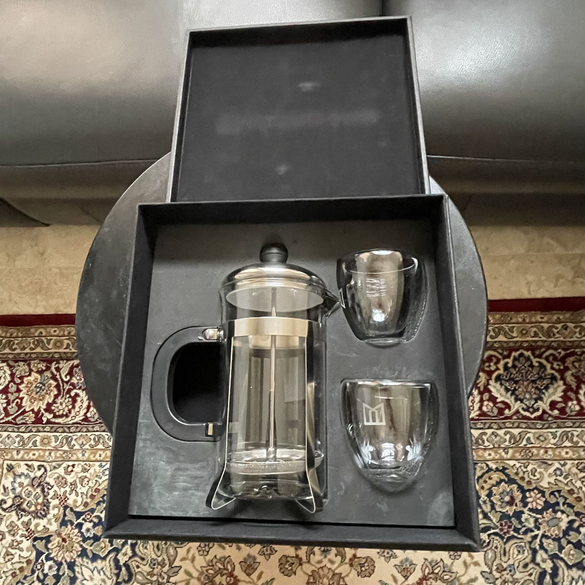NEW French Press Coffee Maker w/2 Cups