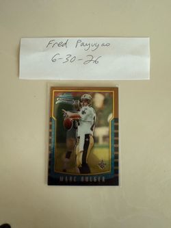 Marc Bulger Bowman Chrome Rookie Card Topps