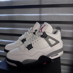 Jordan 4 White Cement