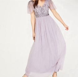 Adrianna Papell Lilac Dress Size 12