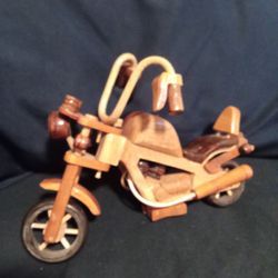 Vintage Handcrafted Wooden Bike