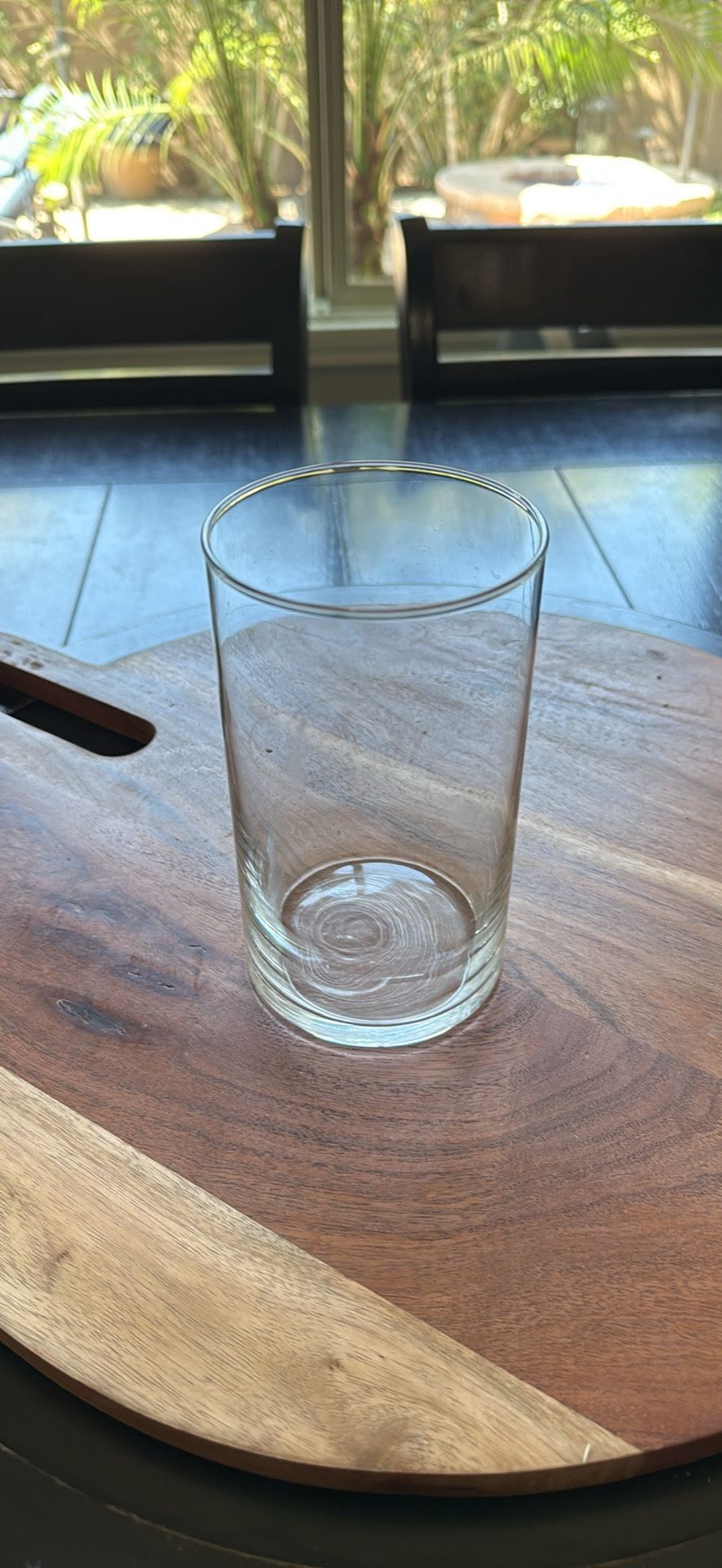 6” X 3.4” Glass Hurricane Vase