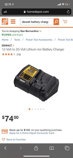 Dewalt battery charger
