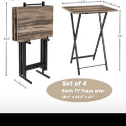 Tv Tray Tables nIB