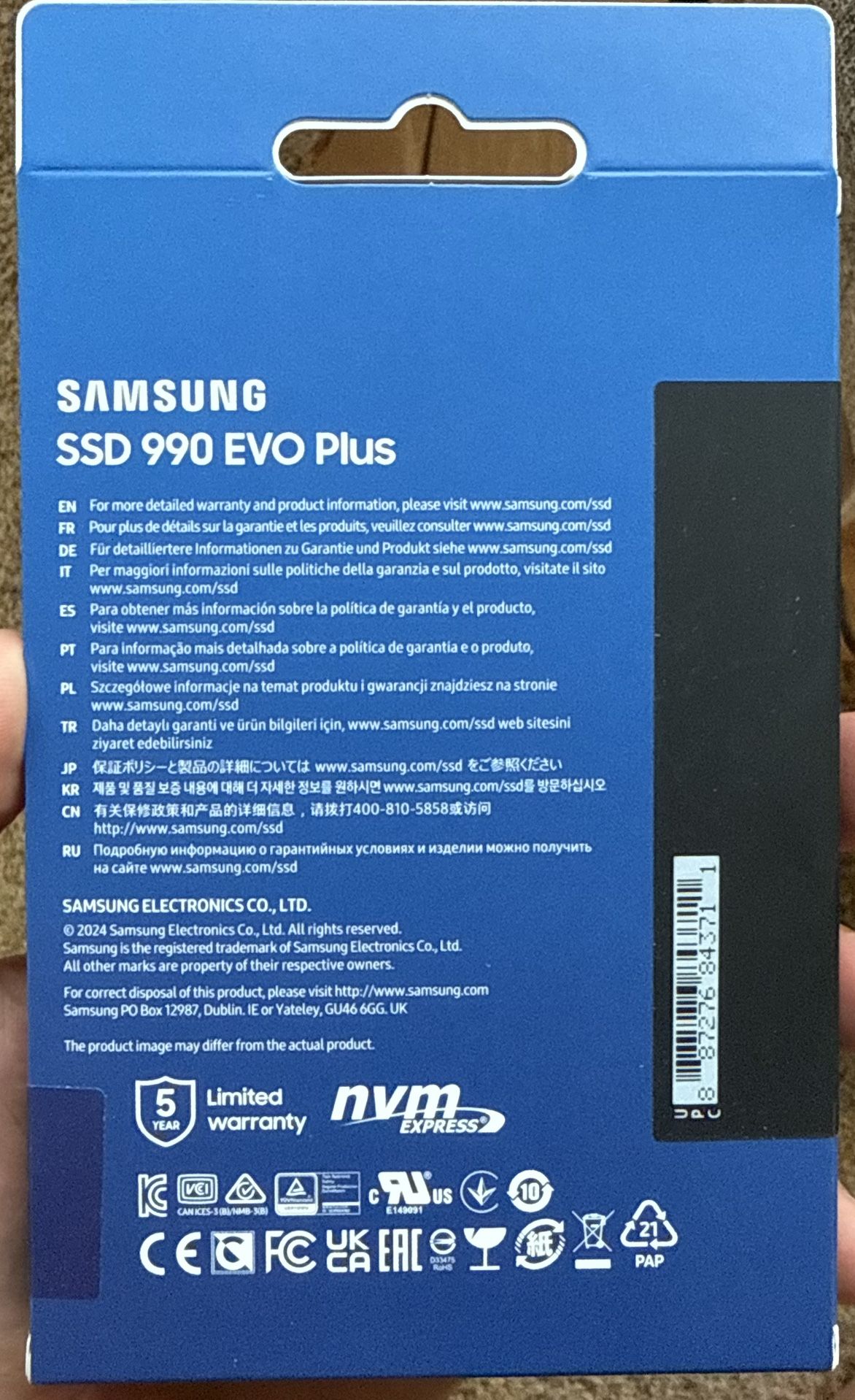 Samsung 1tb SSD