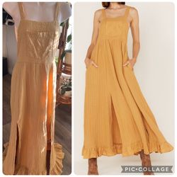 Cleo + Wolf western Maxi Dress Sz Large