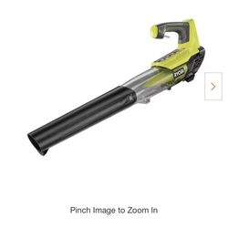 RYOBI ONE+ 18V 100 MPH 280 CFM Cordless Battery Variable-Speed Jet Fan Leaf Blower (Tool Only)