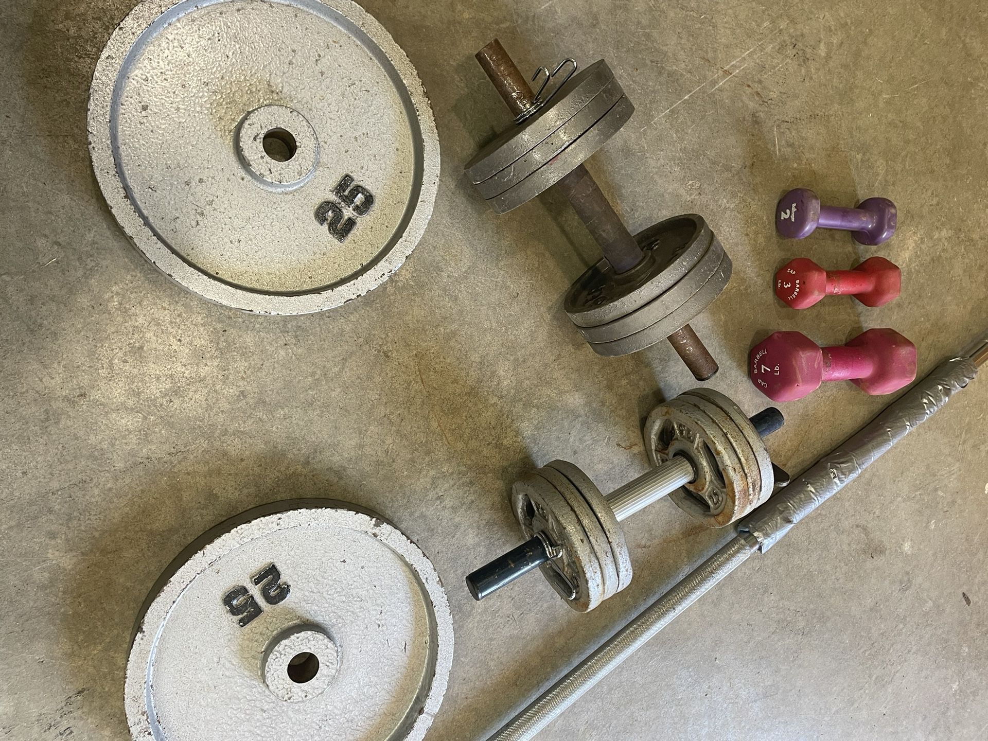 Home Gym Weight Lifting Set