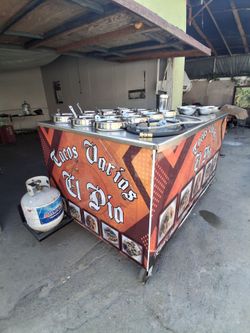 Carreta de tacos guisados
