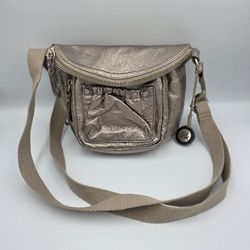 The Sak Leather Purse Crossbody Metallic Bronze Bag 