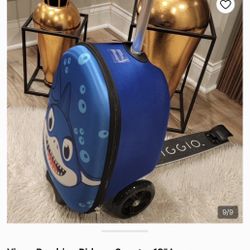 Baby Shark Scooter Luggage 