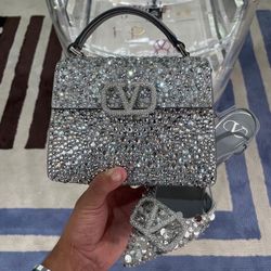 Women’s Valentino Crystal Matching Set