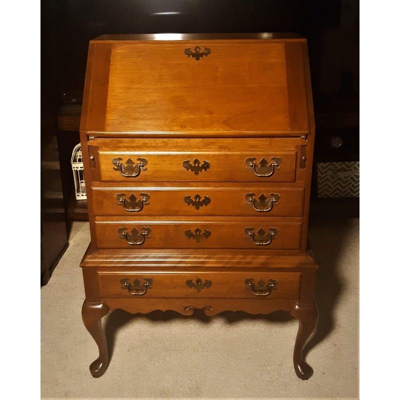 1920s Queen Anne Style Secretary DESK