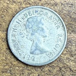 1960 Silver Canada Quarter