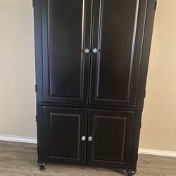 Black Dresser/TV Stand-storage 