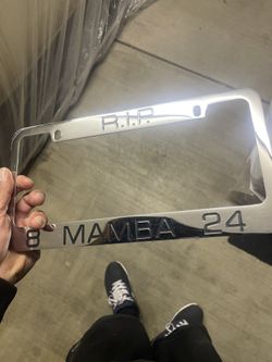 RIP MAMBA LICENSE PLATE FRAME