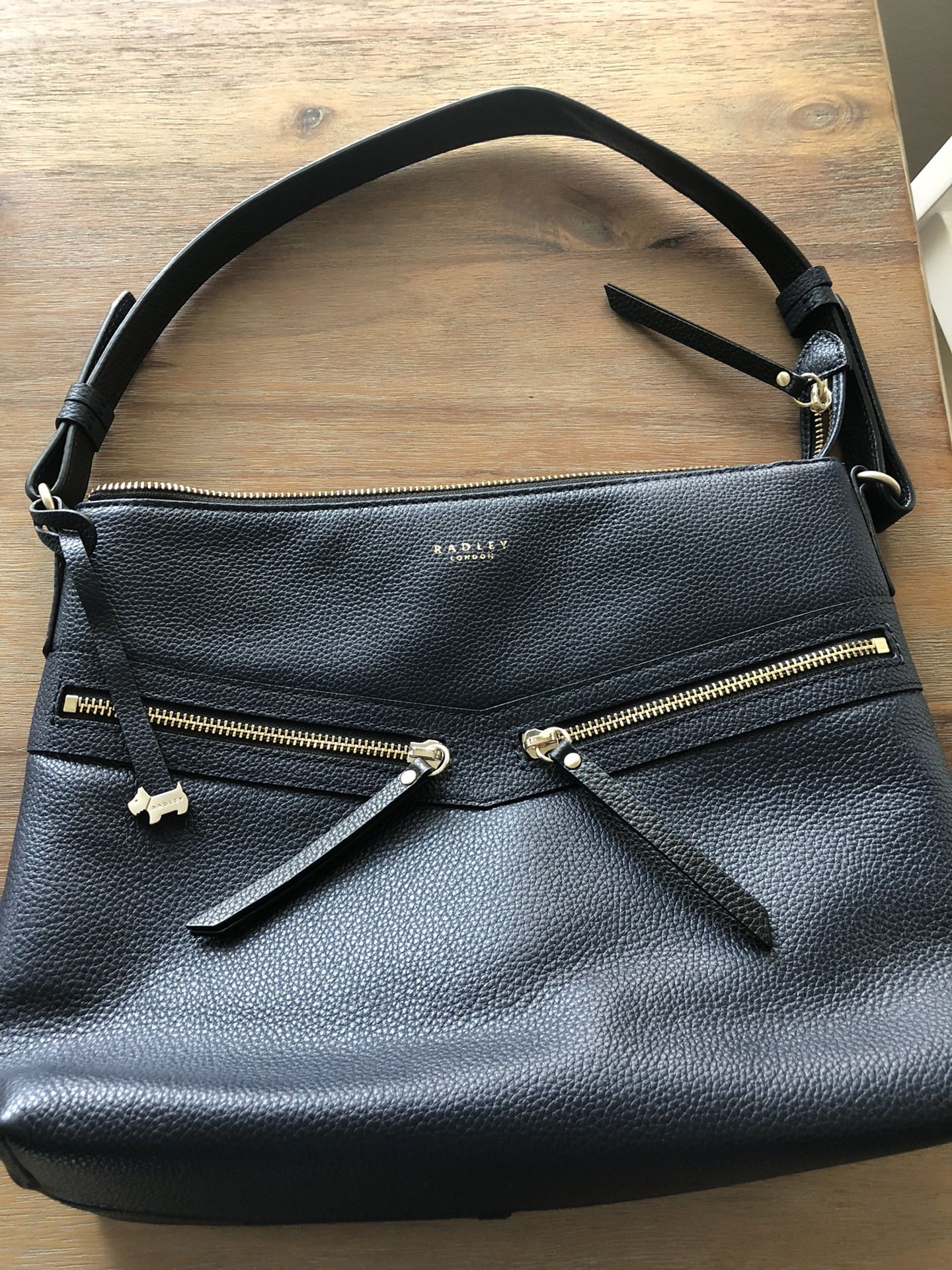 New Radley London Smith Street Leather Bag Dark Blue for Sale in Round Rock TX OfferUp