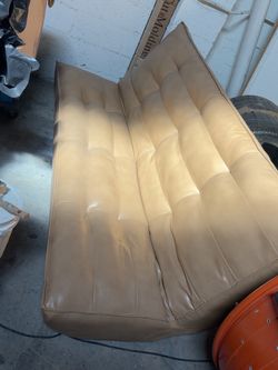 Tan Reclining Sofa Bed