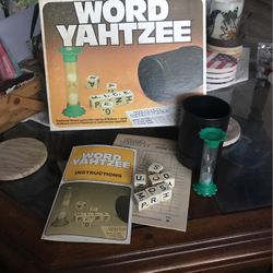 VINTAGE 1978 WORD YATZEE GAME