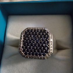 Mens Sapphire Ring