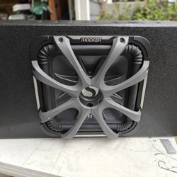 Kicker 12" L7 Subwoofer In Huge Ported Box