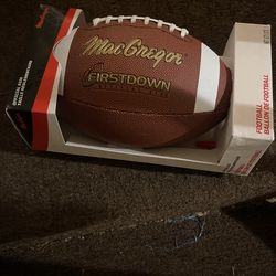 Official size Football with Field Goal tee