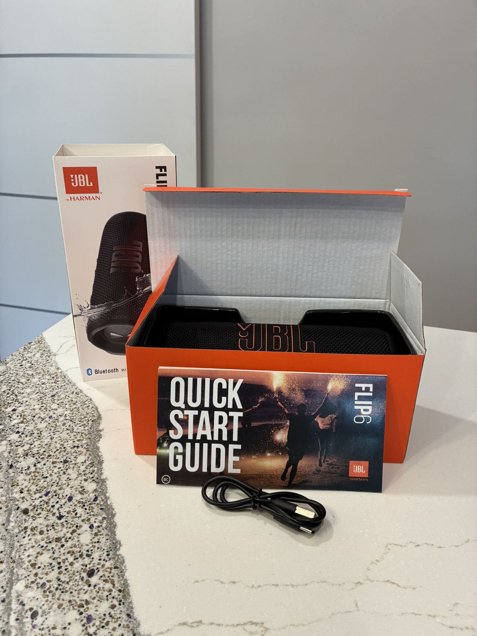 JBL Flip 6 (Black/Orange)