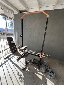 Regular Barbell And Adjustable Dumbells Set