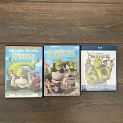 Shrek Movies 1-3