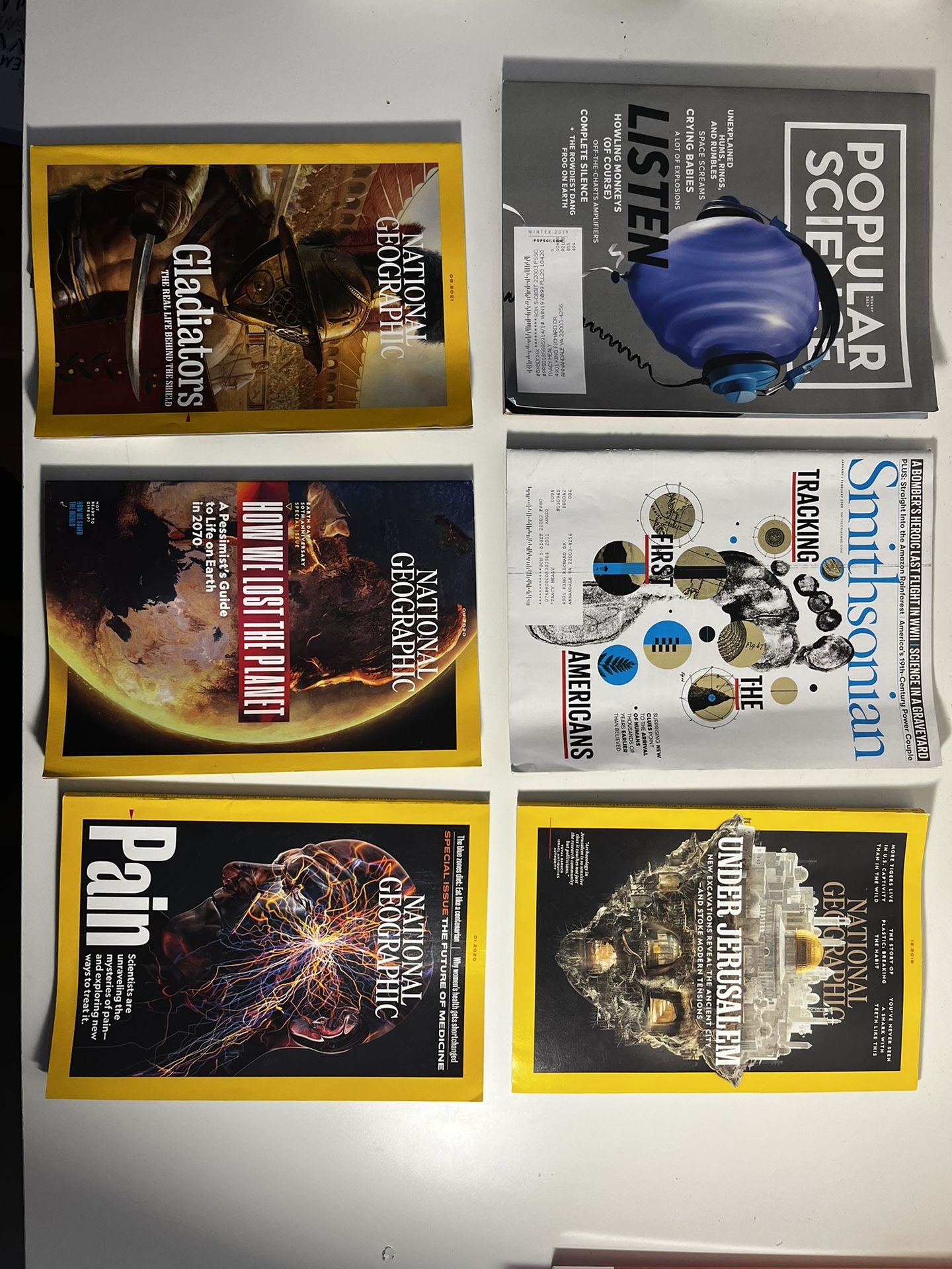 NAT GEO BUNDLE: Startalk (Neil De Grasse Tyson) + 4 Nat Geo Magazines + 2 Other