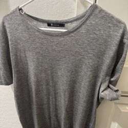 T by Alexander Wang grey light weight T shirt- size S