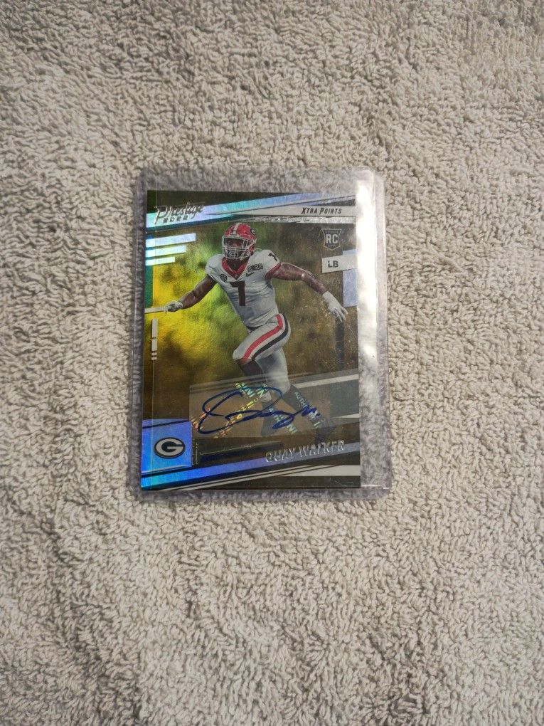 Quay Walker Prestige 2022 Extra Points Rookie Card With Signature