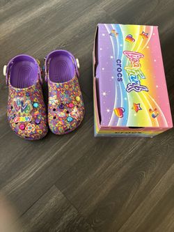 Lisa Frank Crocs Size 8