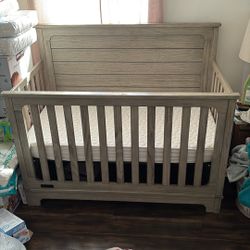 Wooden Crib / Toddler Bed