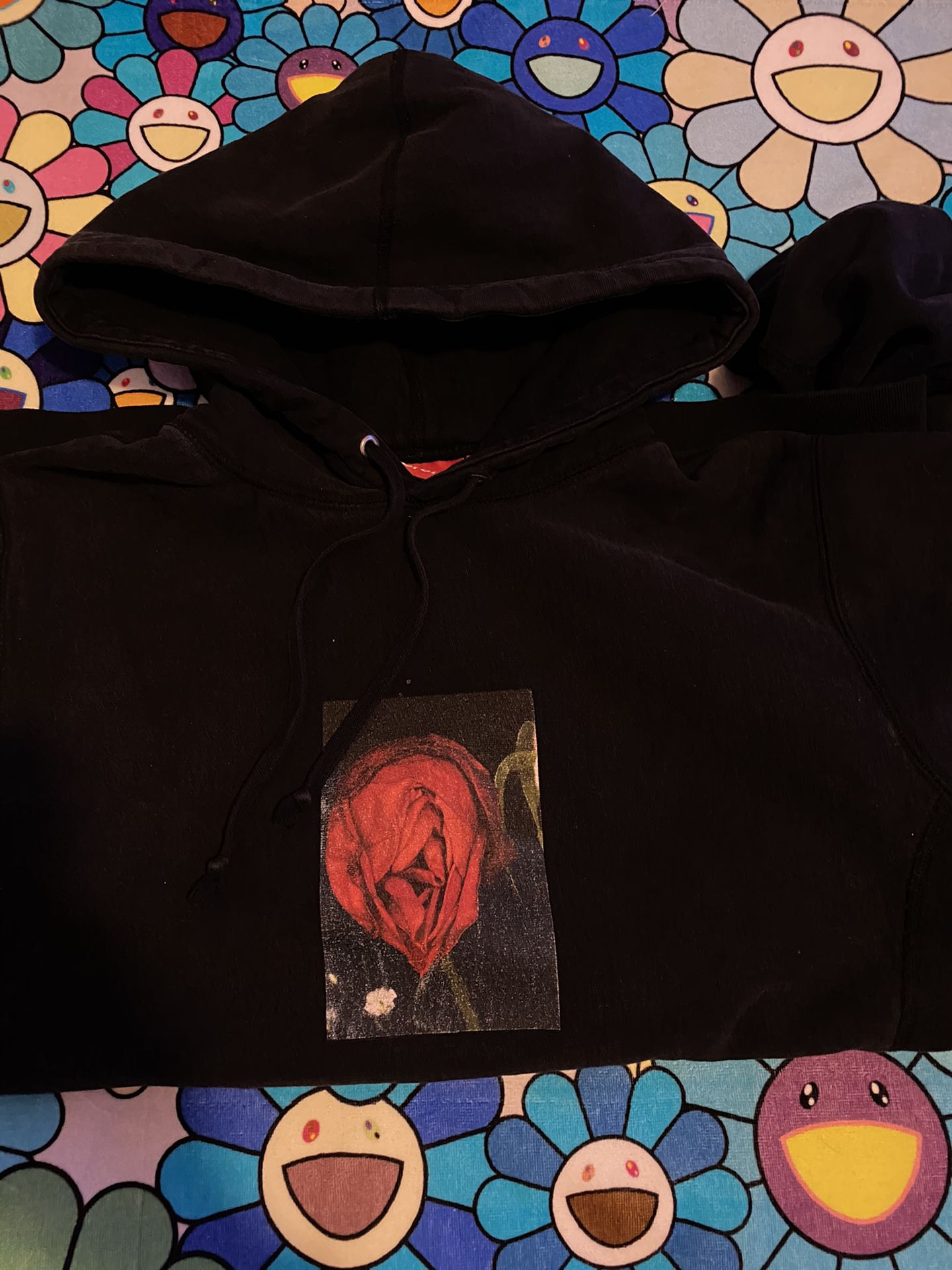 Supreme araki rose hoodie