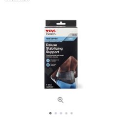 CVS Deluxe Stabilizing Support Back Brace 