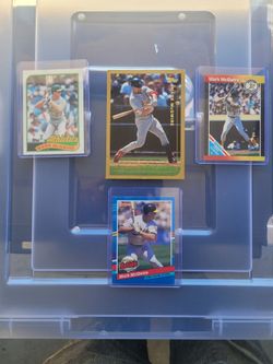 4* Mark McGuire Cards - 1 oversized 3.25"×4.5" card ♥️