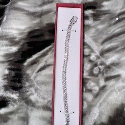 Cuban Prong Moissainte Bracelet 