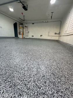 Epoxy floor jobs. For garage or any other area.