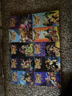 Street Fighter II V vhs movie lot $30