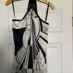 Beautiful Halter Silk Top White House/Black Market 