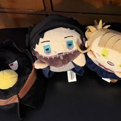Lot Of 3 Mochibi Plush Toys - MHA My Hero Academia - Toga, Dabi, Dark Shadow