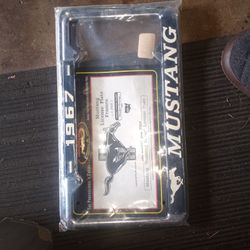 1967 Mustang License Plate Frames
