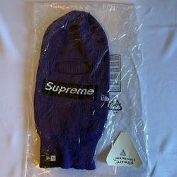 Supreme x New Era Box Logo Balaclava - Purple